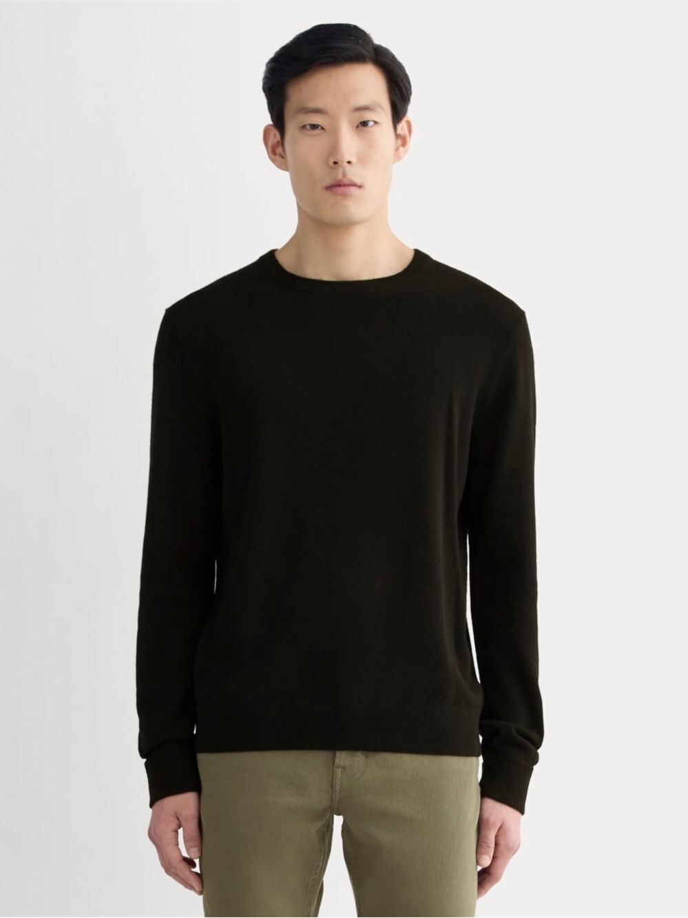 Everlane The Cashmere Crew Black Sweater 100% Cashmere Men’s Size XS NWT